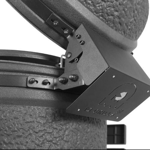 IQ GRILLS® — μεγάλο 22 ίντσες - ψησταριά Kamado με πλήρη αξεσουάρ — μαύρο άνθρακα