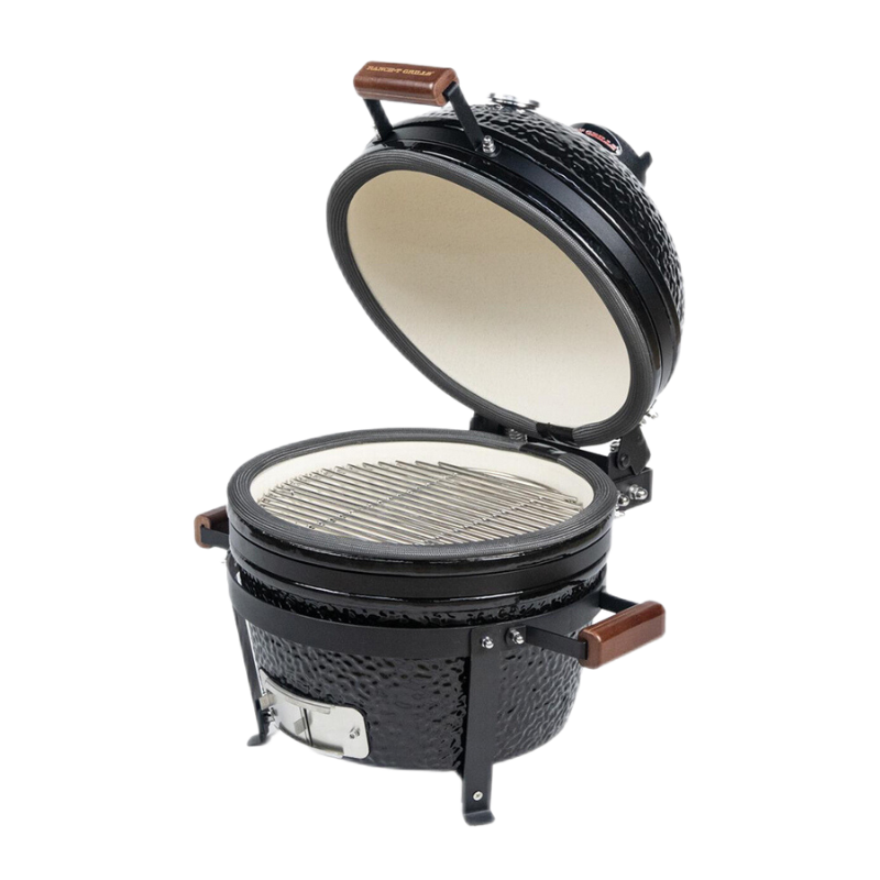 RANCH-T® ψησταριά Kamado - επιτραπέζια ψησταριά Junior 16 ίντσες — μαύρο