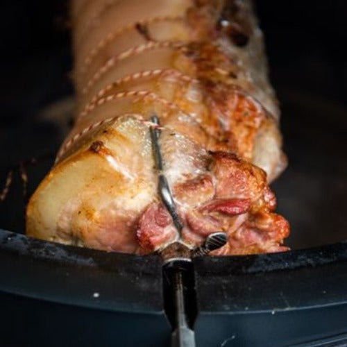 IQ GRILLS® — μεγάλο 22 ίντσες - ψησταριά Kamado με πλήρη αξεσουάρ — μαύρο άνθρακα