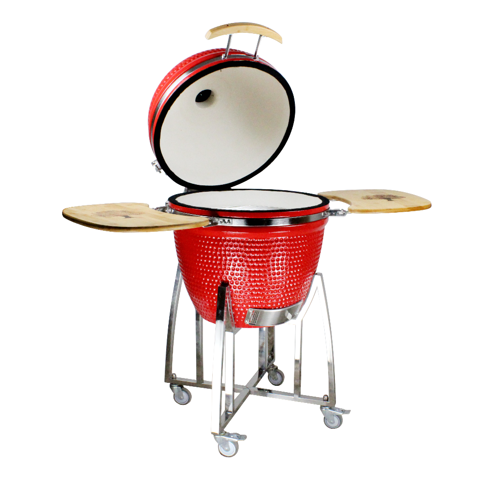 RANCH-T® ψησταριά Kamado - Classic 24 ίντσες - με σούβλα — κόκκινο