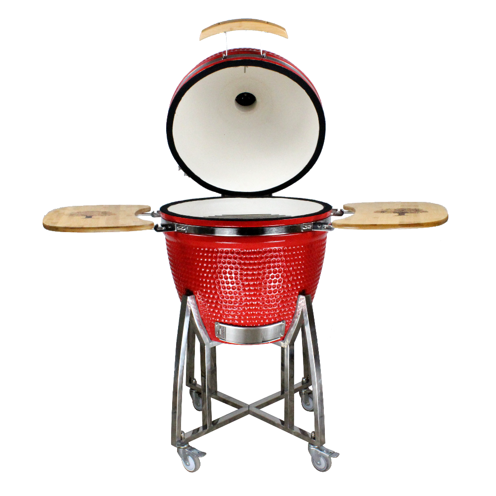 RANCH-T® ψησταριά Kamado - Classic 24 ίντσες - με σούβλα — κόκκινο