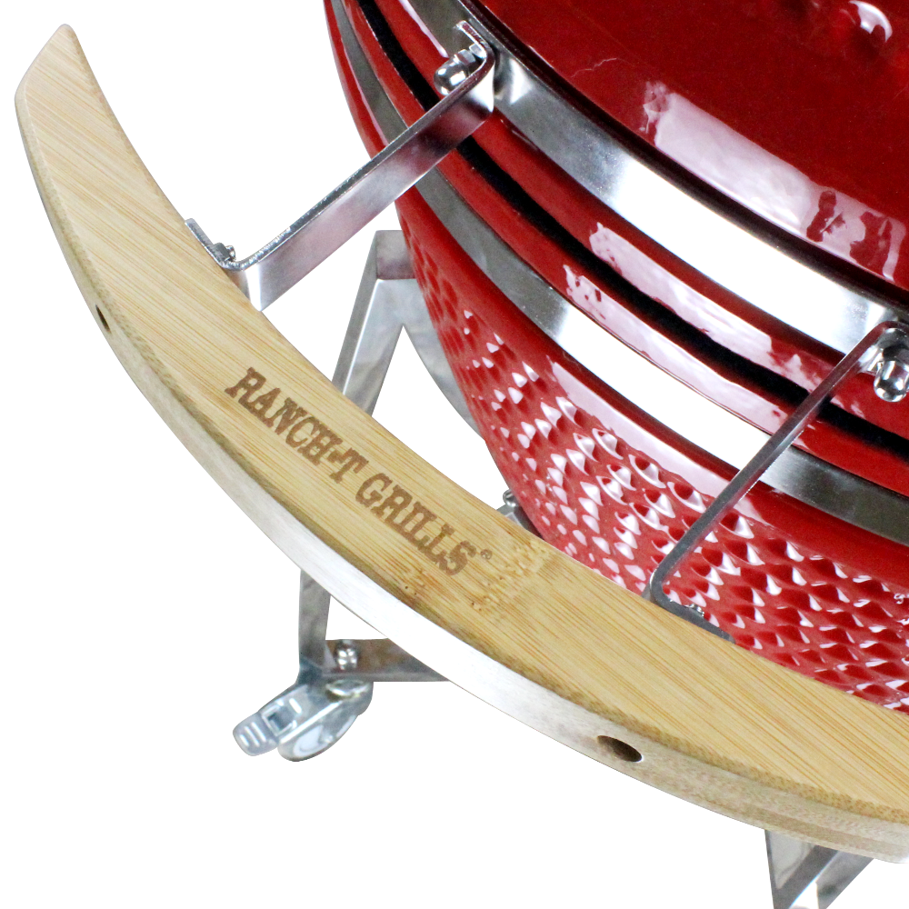 RANCH-T® ψησταριά Kamado - Classic 24 ίντσες - με σούβλα — κόκκινο