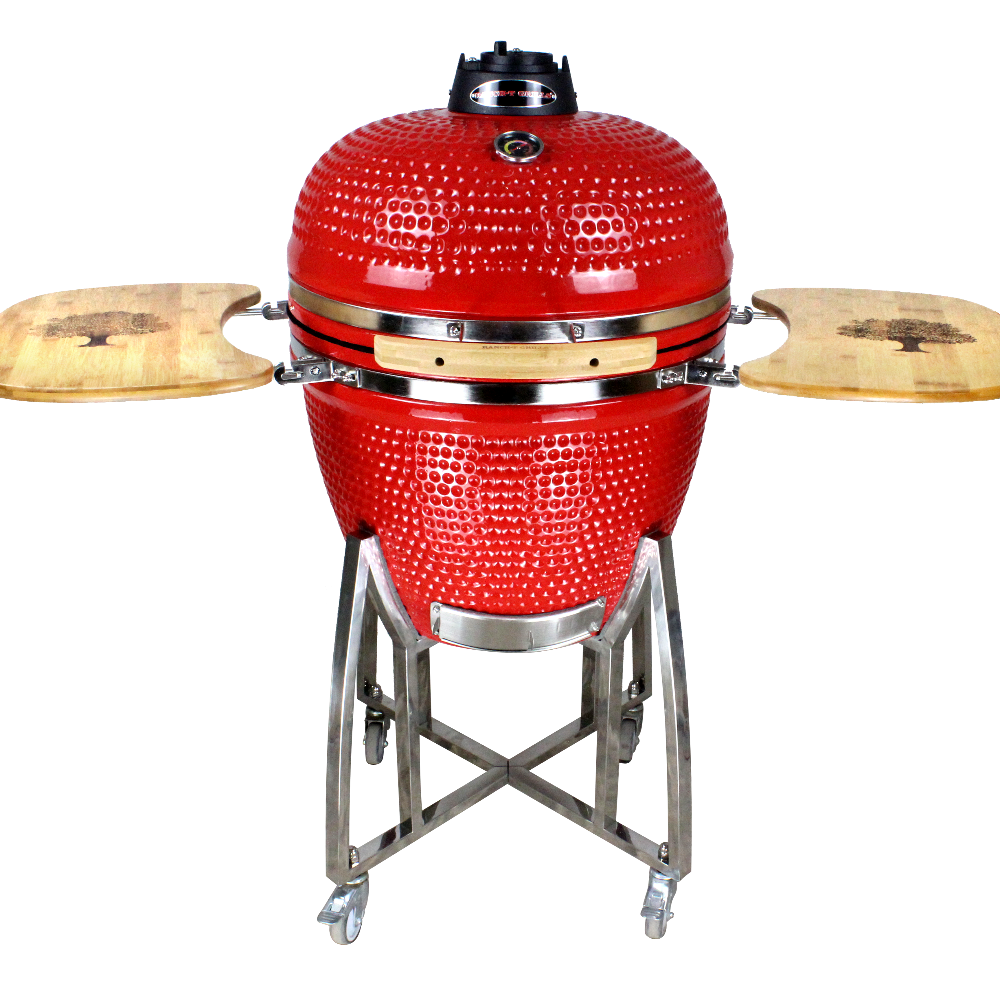 RANCH-T® ψησταριά Kamado - Classic 24 ίντσες - με σούβλα — κόκκινο