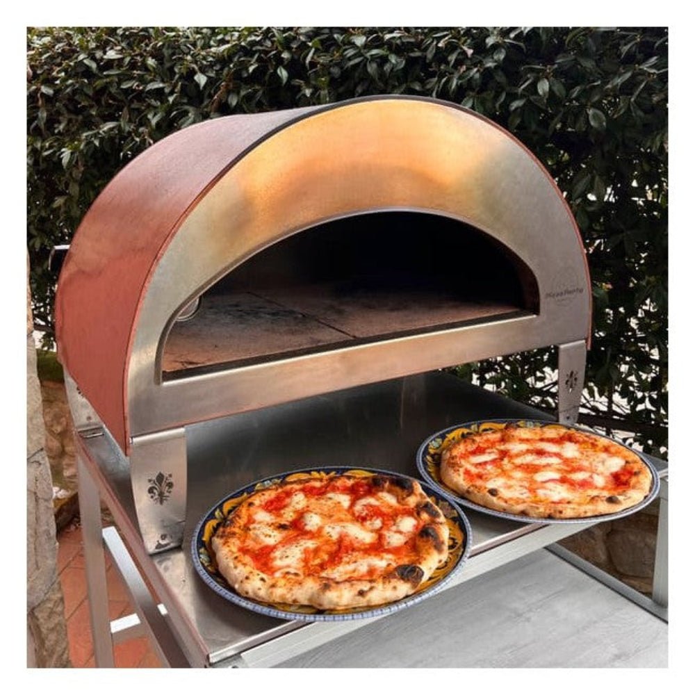 Pizza Party® Emozione φούρνος πίτσας υγραερίου για 2 πίτσες — πυρίμαχη πέτρα