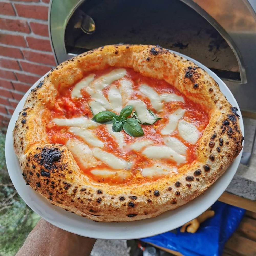 Pizza Party® Ardore φούρνος πίτσας υγραερίου για 1 πίτσα — πυρίμαχη πέτρα
