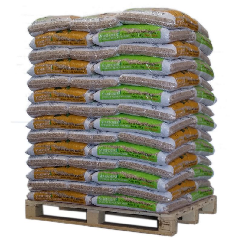 PELLET STARFOREST – παλέτα με 70 σάκους των 15 KG